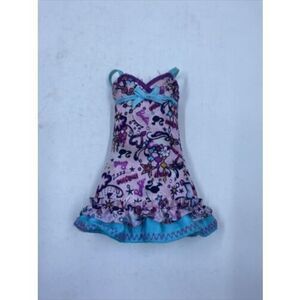 2011 Sister Slumber Party Barbie Doll Blue Pink Dress Nightie Fits SF Only